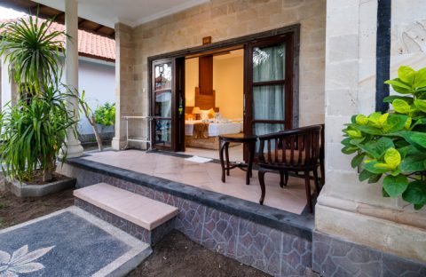 Pondok Jenggala - entrée chambre